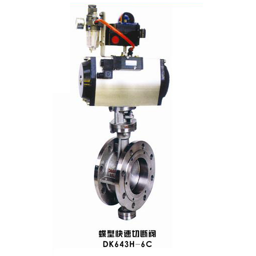 蝶型(xíng)快速切斷(duàn)閥　　　　　DK643H-6C