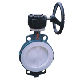 國标(biāo)氟襯裏(lǐ)蝶閥(對(dui)夾)